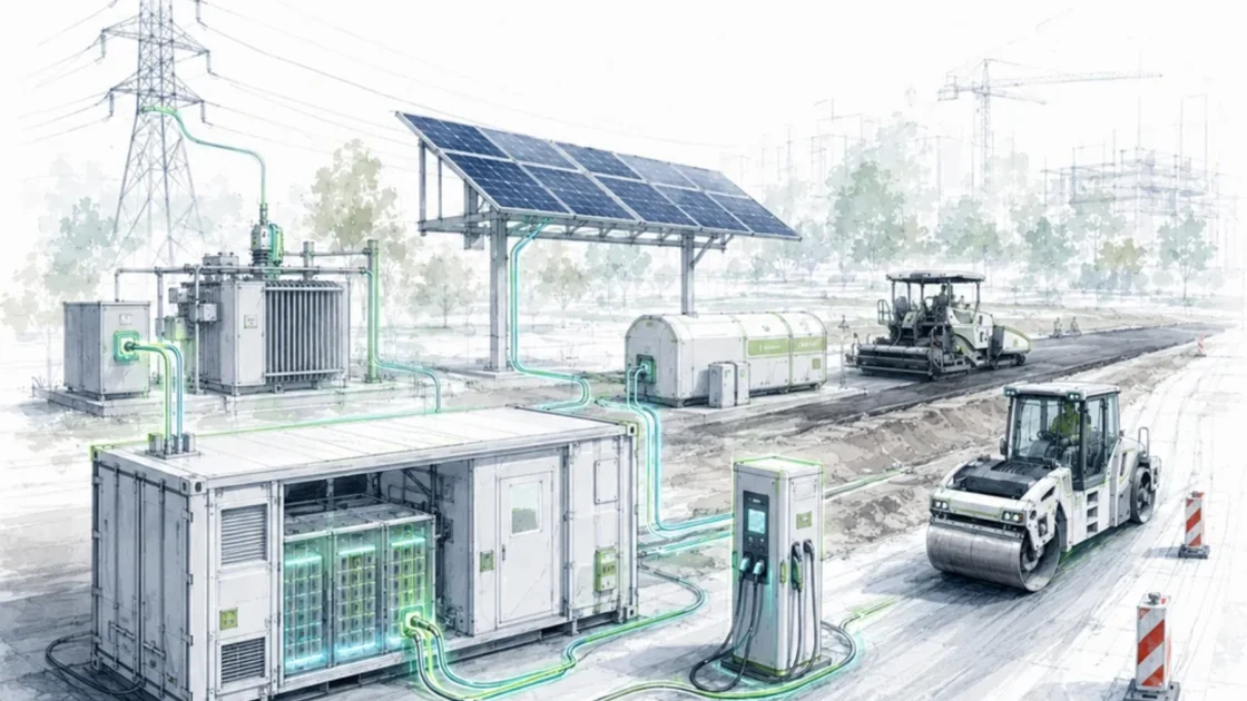 Proyek Riset Volta Via Kaji Elektrifikasi Konstruksi Jalan