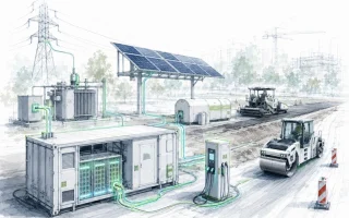 Proyek Riset Volta Via Kaji Elektrifikasi Konstruksi Jalan