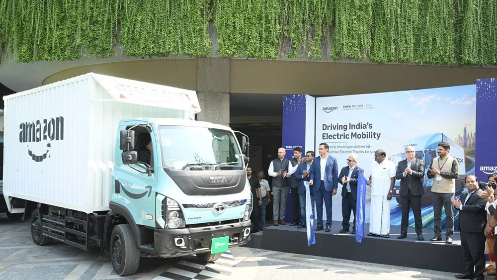 Amazon Kerahkan 3.000 Truk Listrik Tata di India