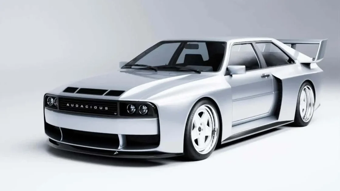 Mobil Restomod Audacious IV, Audi Quattro Modern Ber-V8