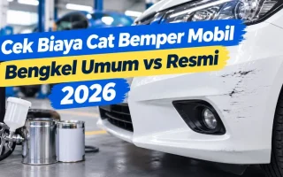 Rincian Biaya Cat Bemper Mobil di Bengkel Umum dan Resmi