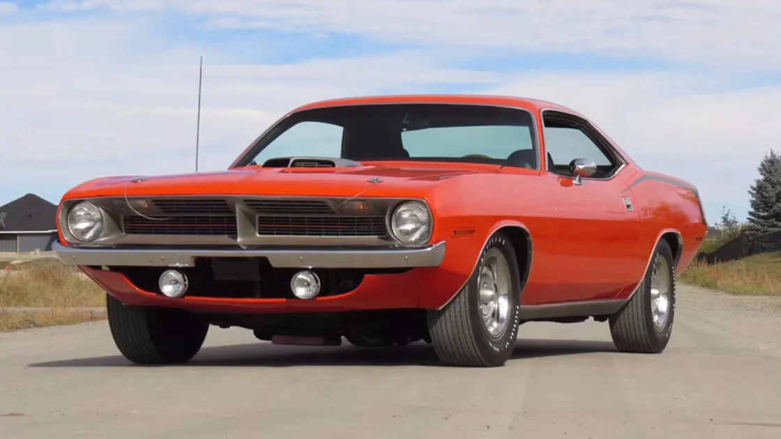 Plymouth Hemi ‘Cuda 1970 Warna Oranye Dilelang Mecum