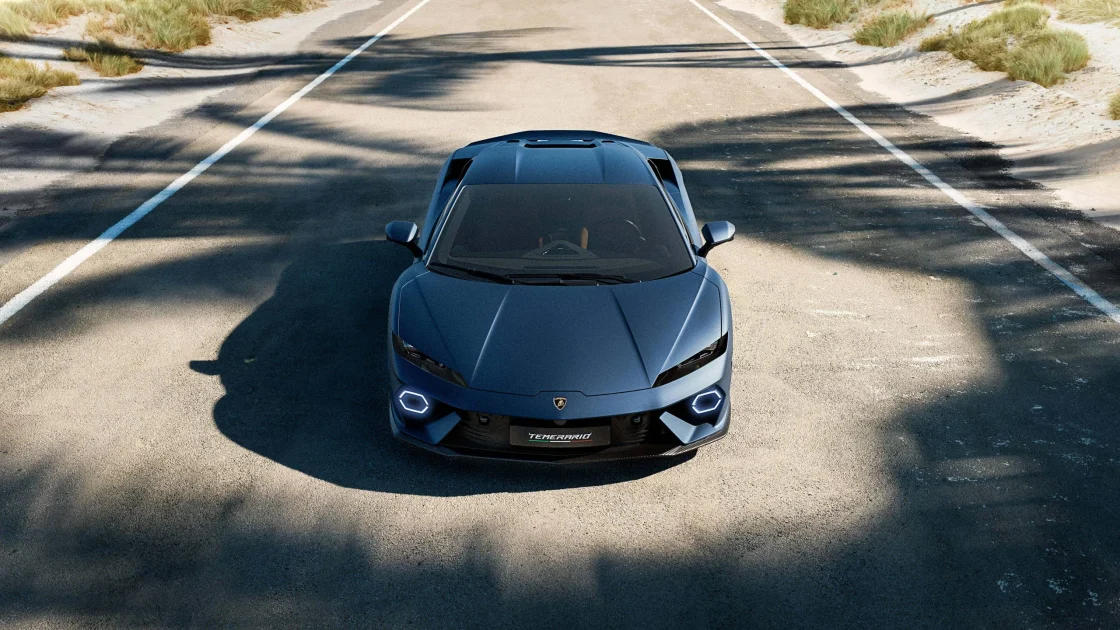 Lamborghini Temerario Tettonero, Sportscar Hybrid Dua Warna