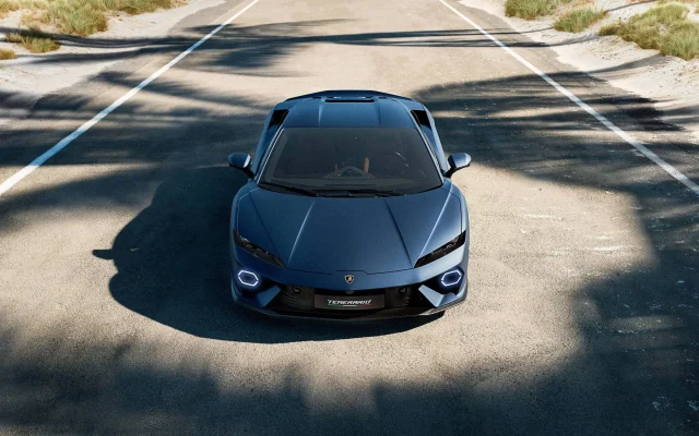 Lamborghini Temerario Tettonero, Sportscar Hybrid Dua Warna