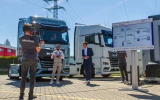 Proyek SPIRIT-E Buktikan Truk Listrik Berfungsi sebagai Power Bank